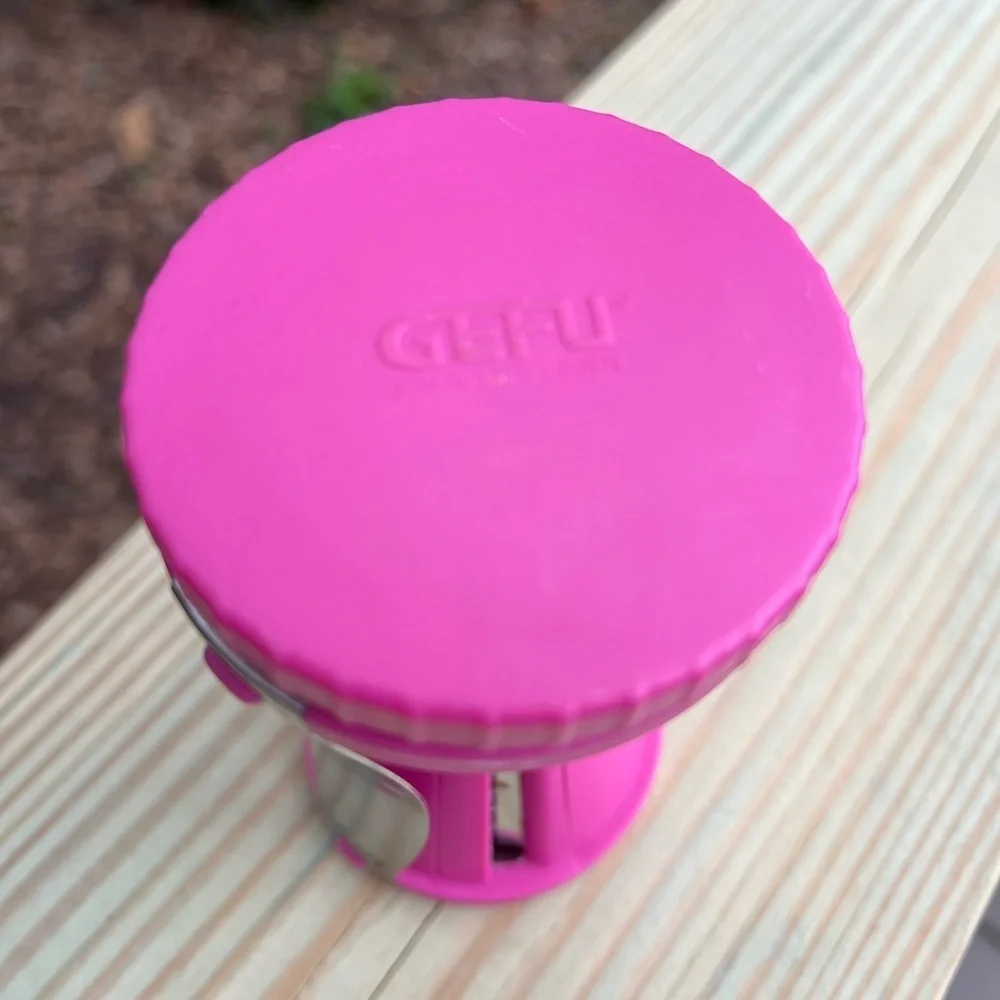 GEFU Pink Spiral Vegetable Cutter - Zoodle Maker for Healthy Meals